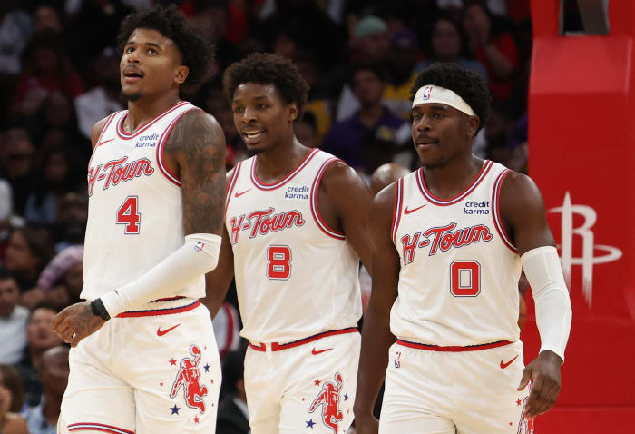 Jalen Green Jae'Sean Tate Aaron Holiday